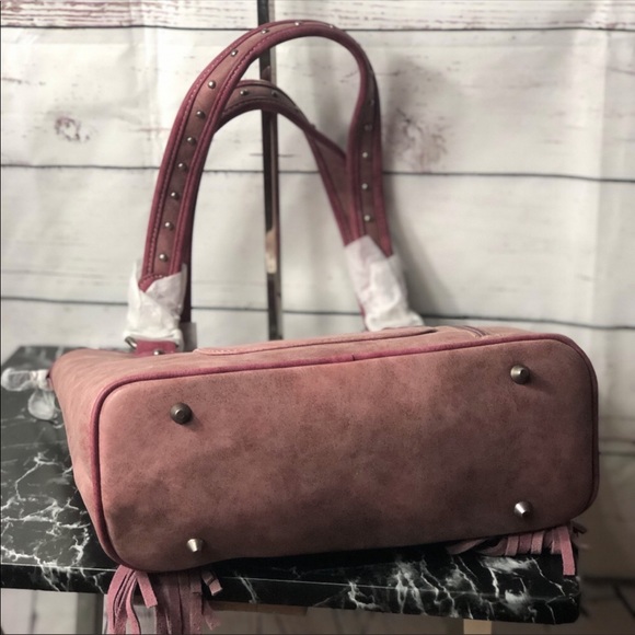 Montana West Concealed Carry Fringe Shoulder Bag - Picture 4 of 5